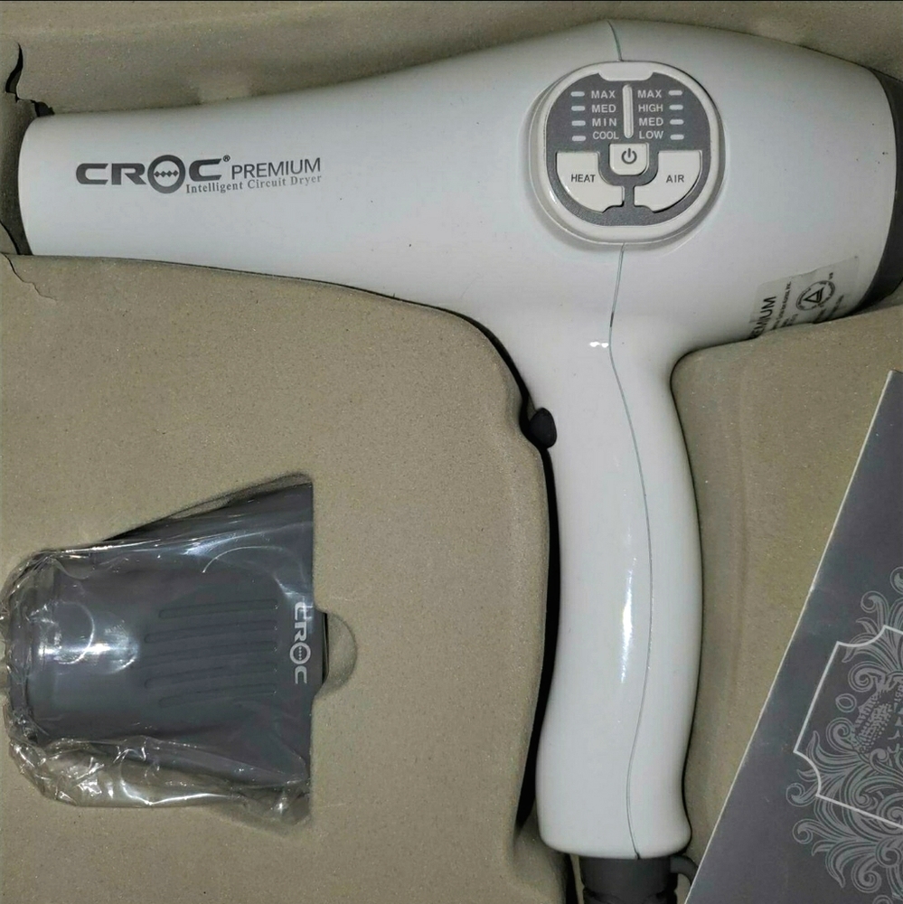 Professional hair dryer, CROC, new in box.